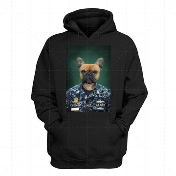 US Navy Army Chef Custom 2D Hoodie