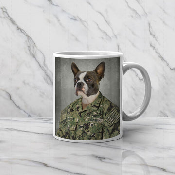 US Navy Working Uniform Type I - Custom Pet Mug