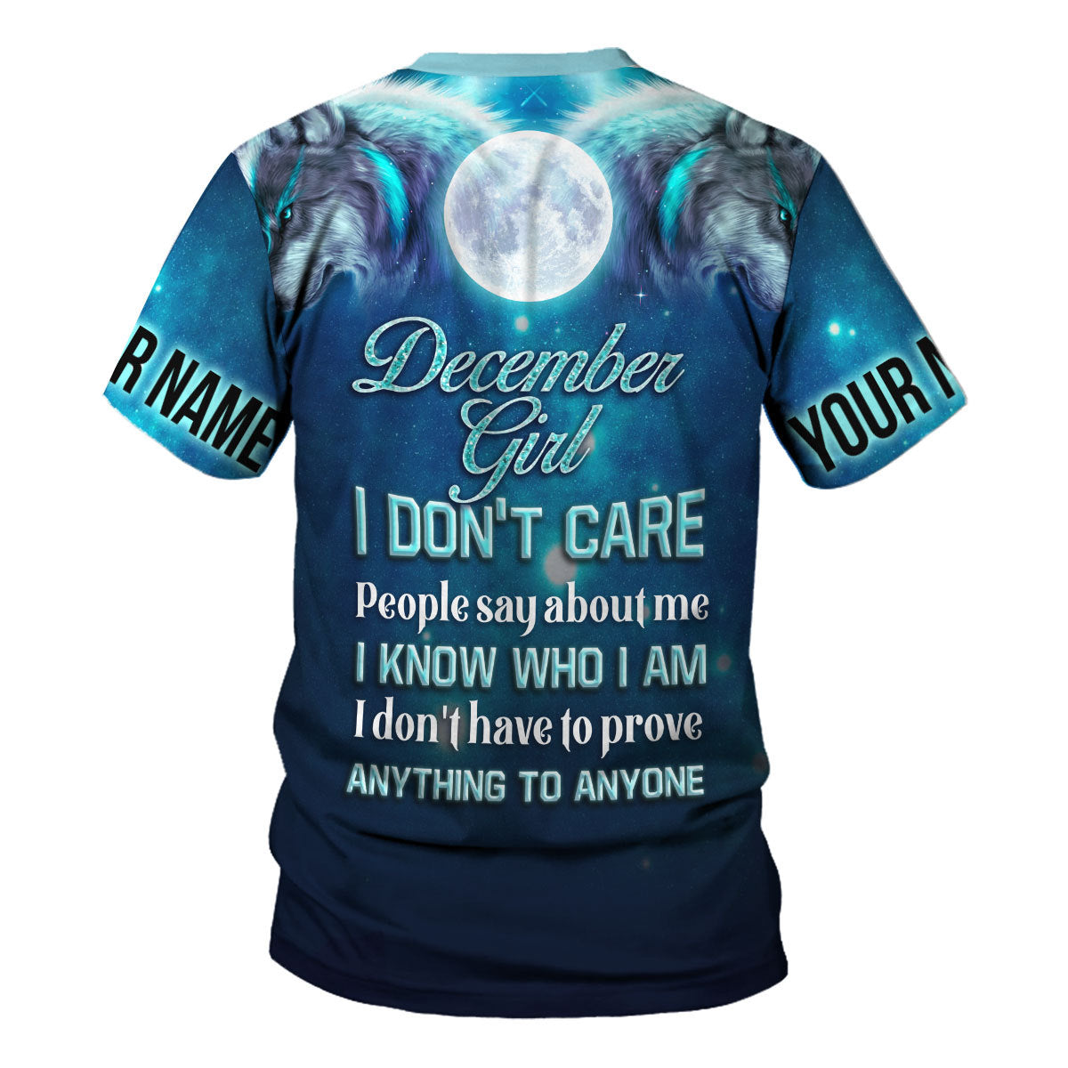 Personalized Tracksuit December Girl All Over Printed