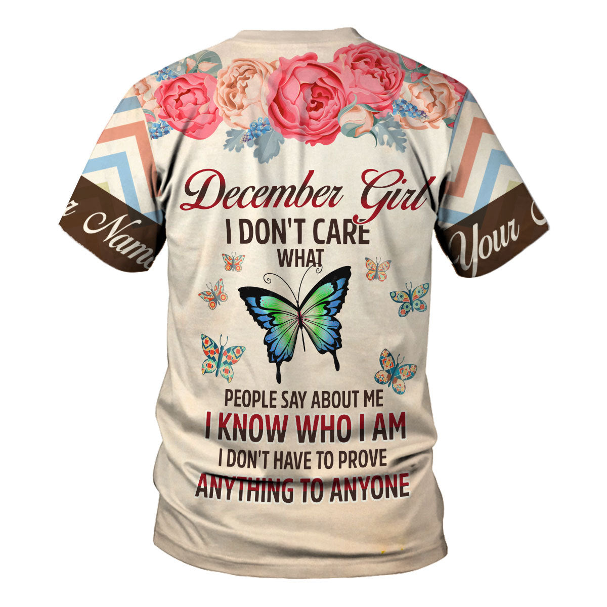 Personalized Tracksuit December Girl All Over Printed