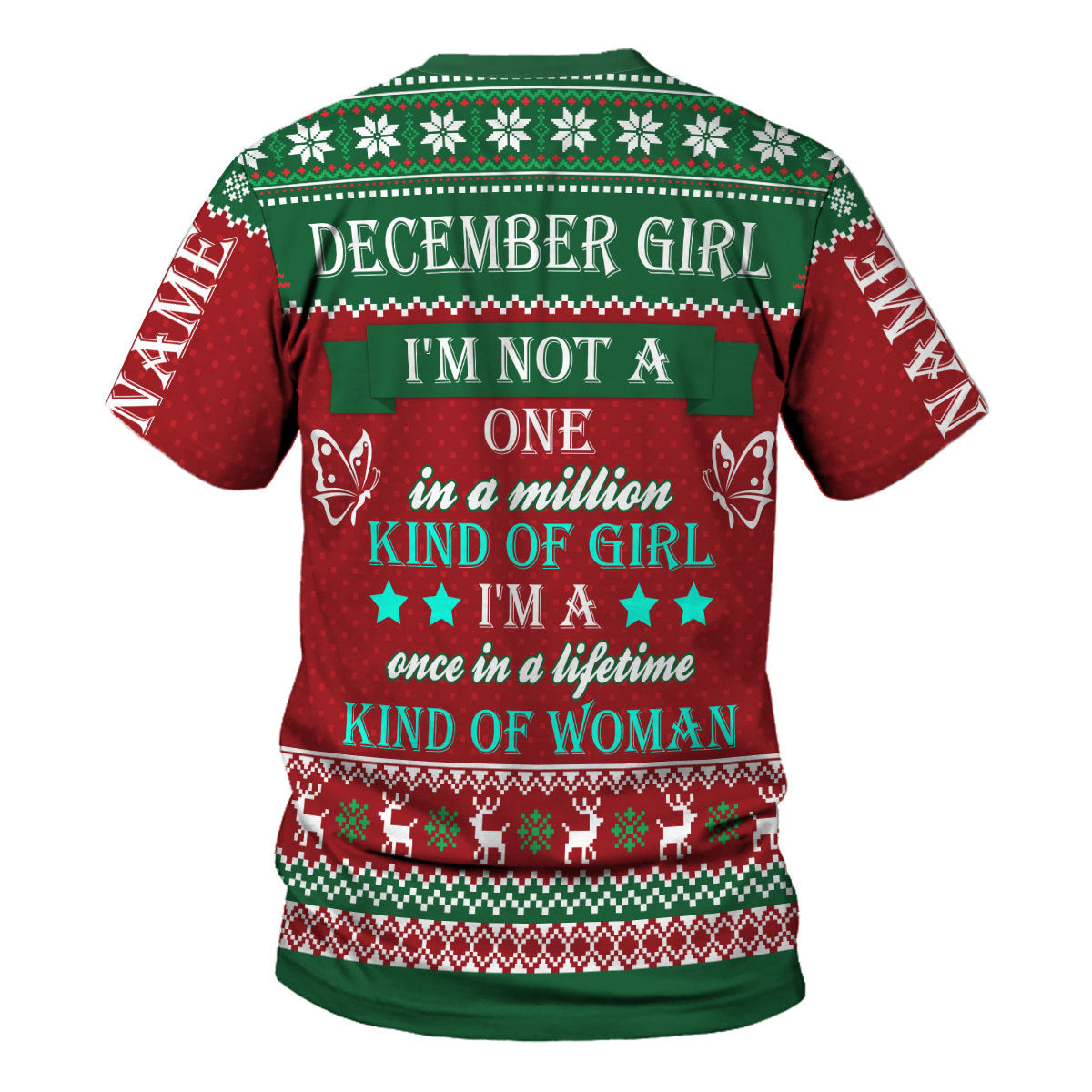 Personalized Tracksuit December Girl All Over Printed