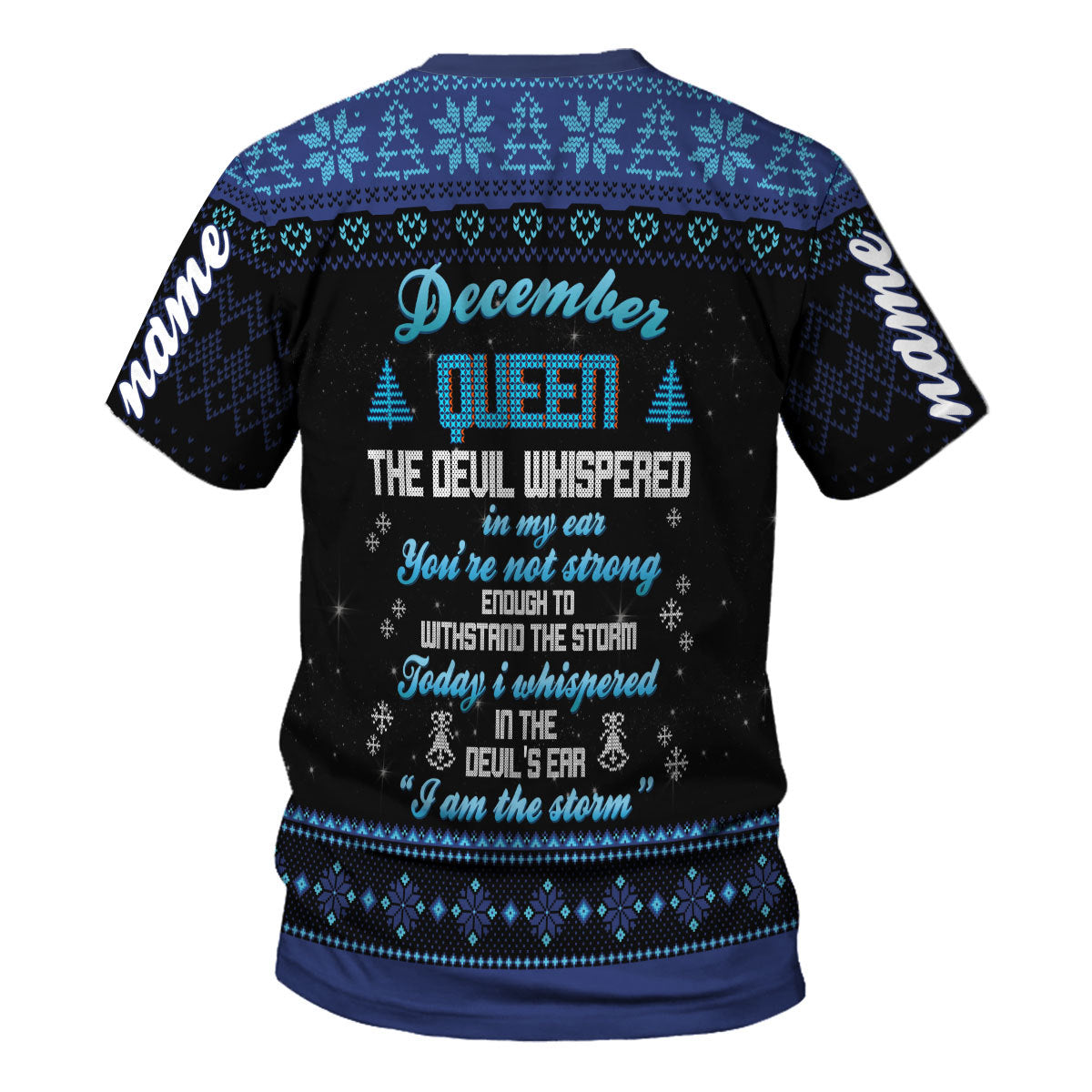 Personalized Tracksuit December Girl All Over Printed