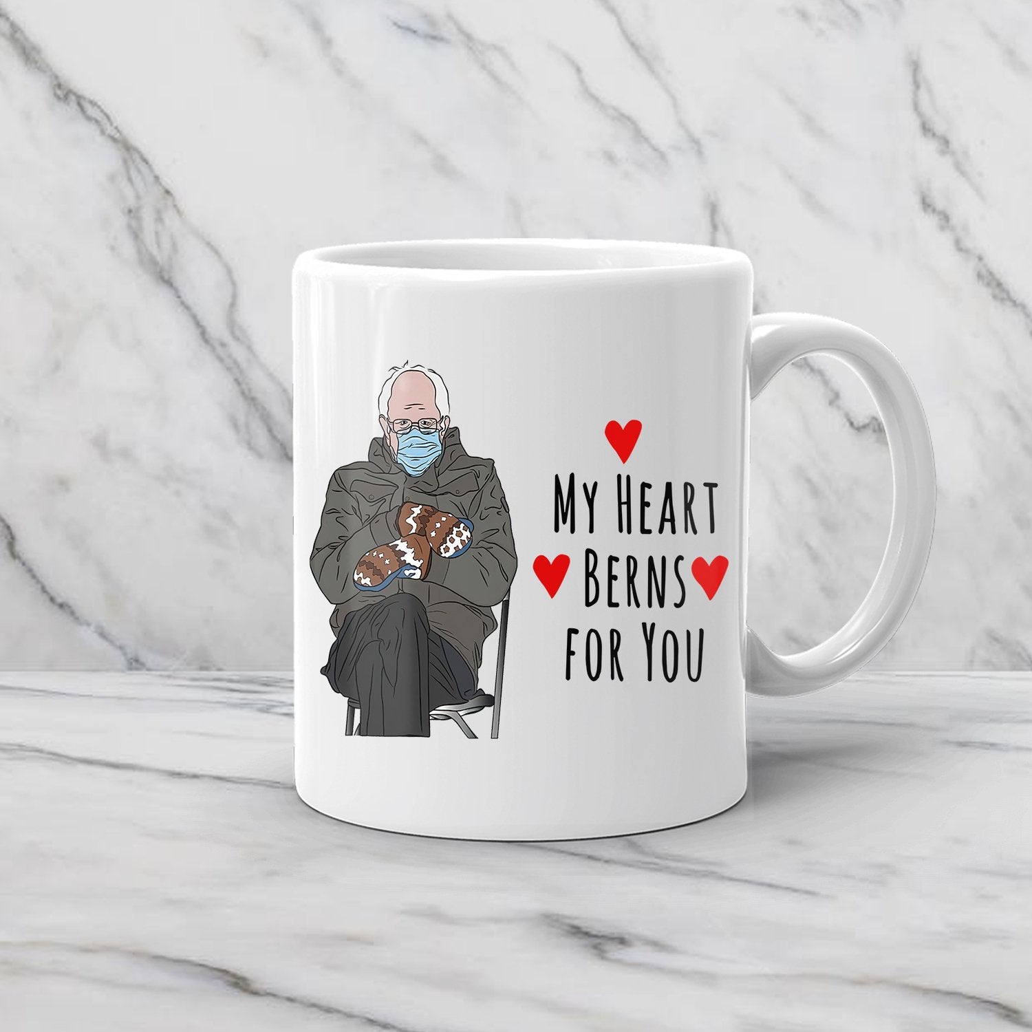 My Heart Berns For You Mug