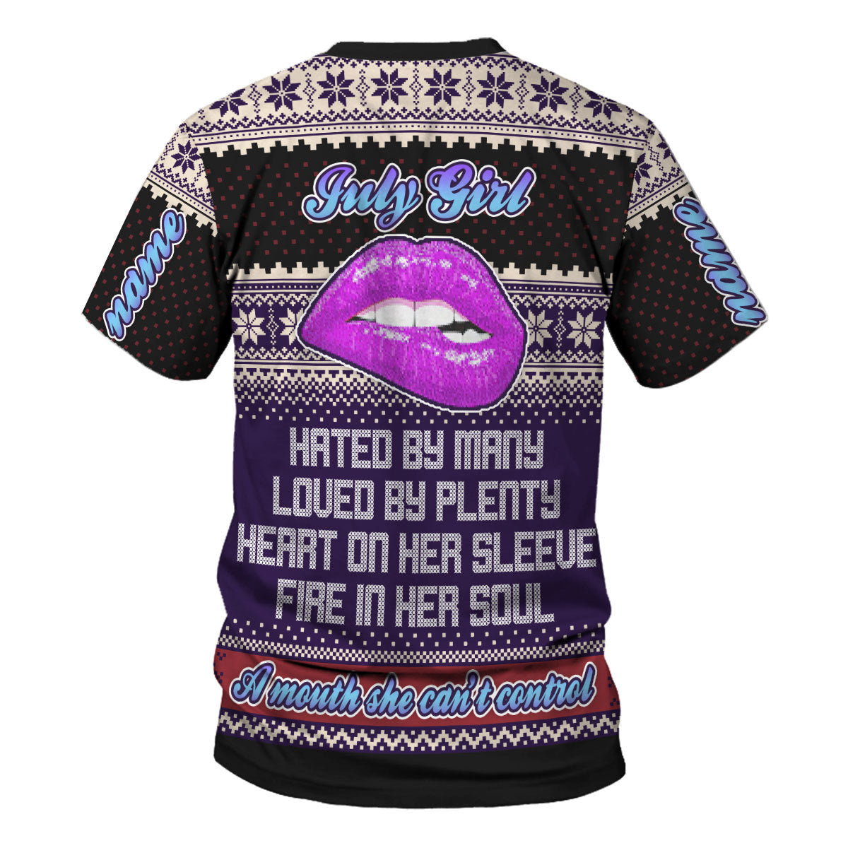 Personalized Tracksuit A Queen Was Born In July All Over Printed