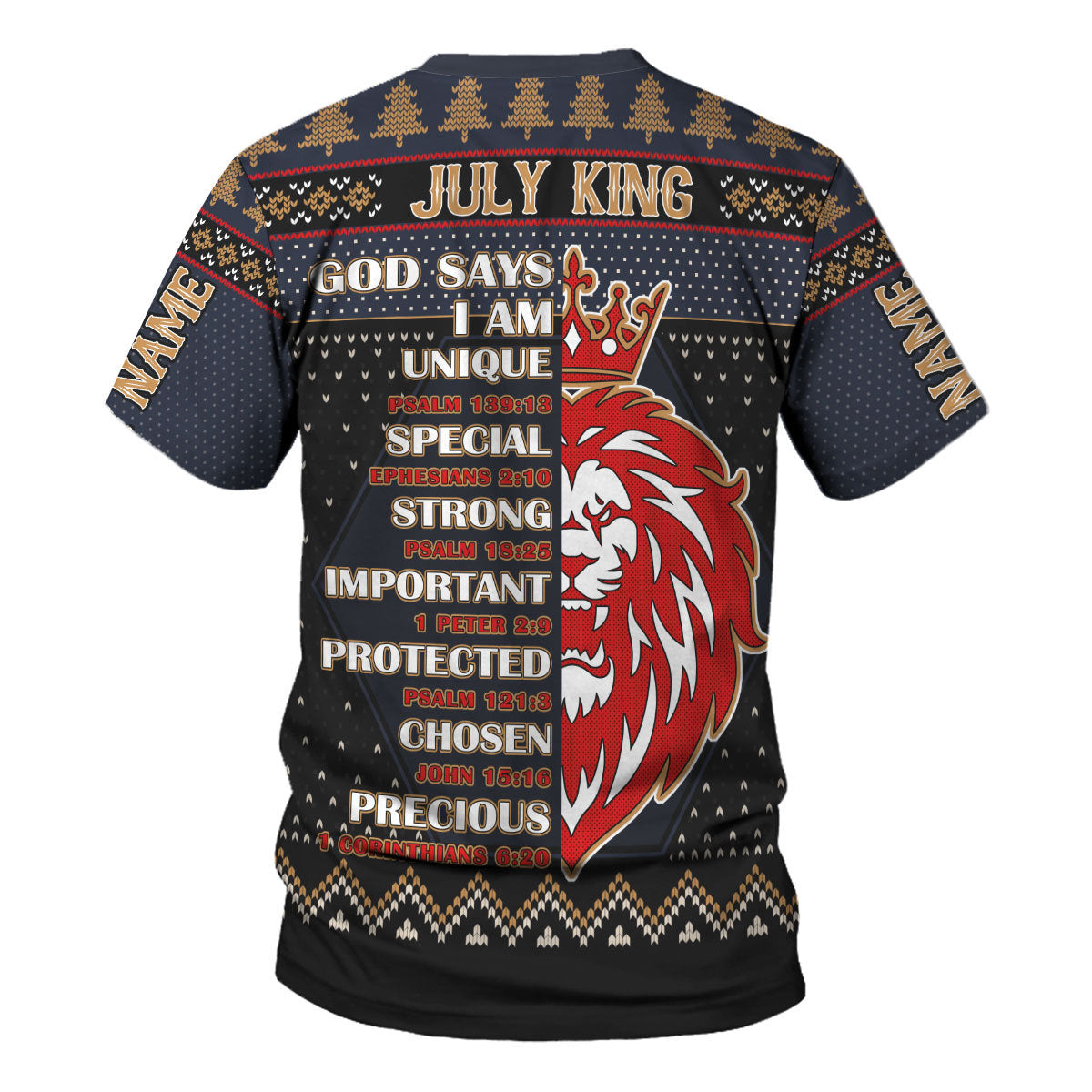 CustomsPig Personalized Tops  July Guy All Over Printed