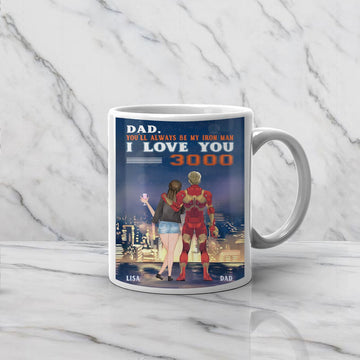 Personalized Mug You'll Always Be My Iron Man