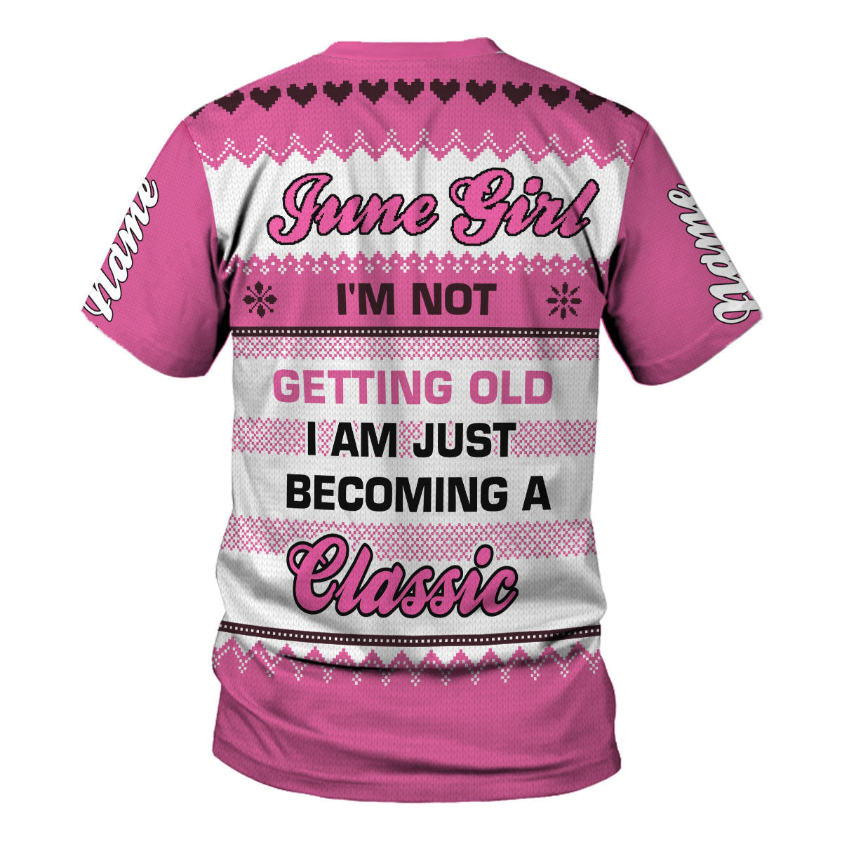 CustomsPig Personalized Tops June Girl All Over Printed