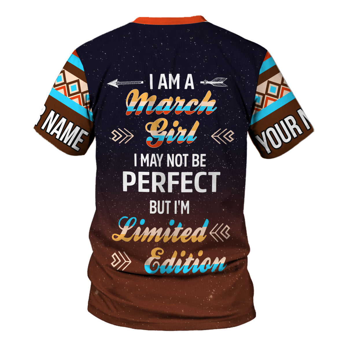 CustomsPig Personalized T-Shirt March Girl All Over Printed