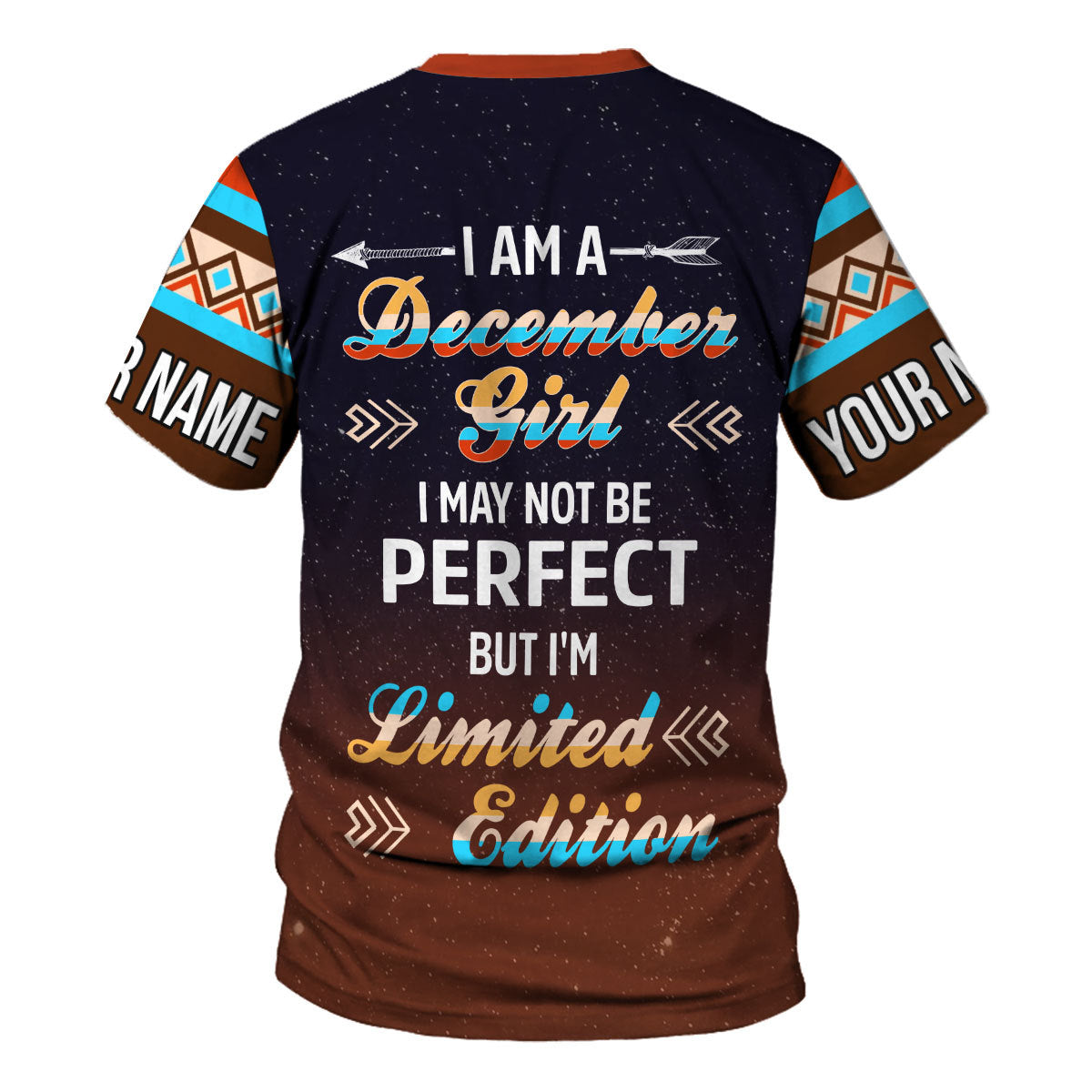 Personalized Tracksuit December Girl All Over Printed