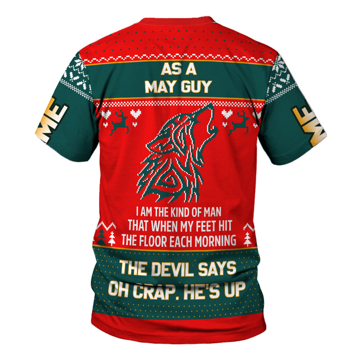 CustomsPig Personalized Tops May Guy All Over Printed
