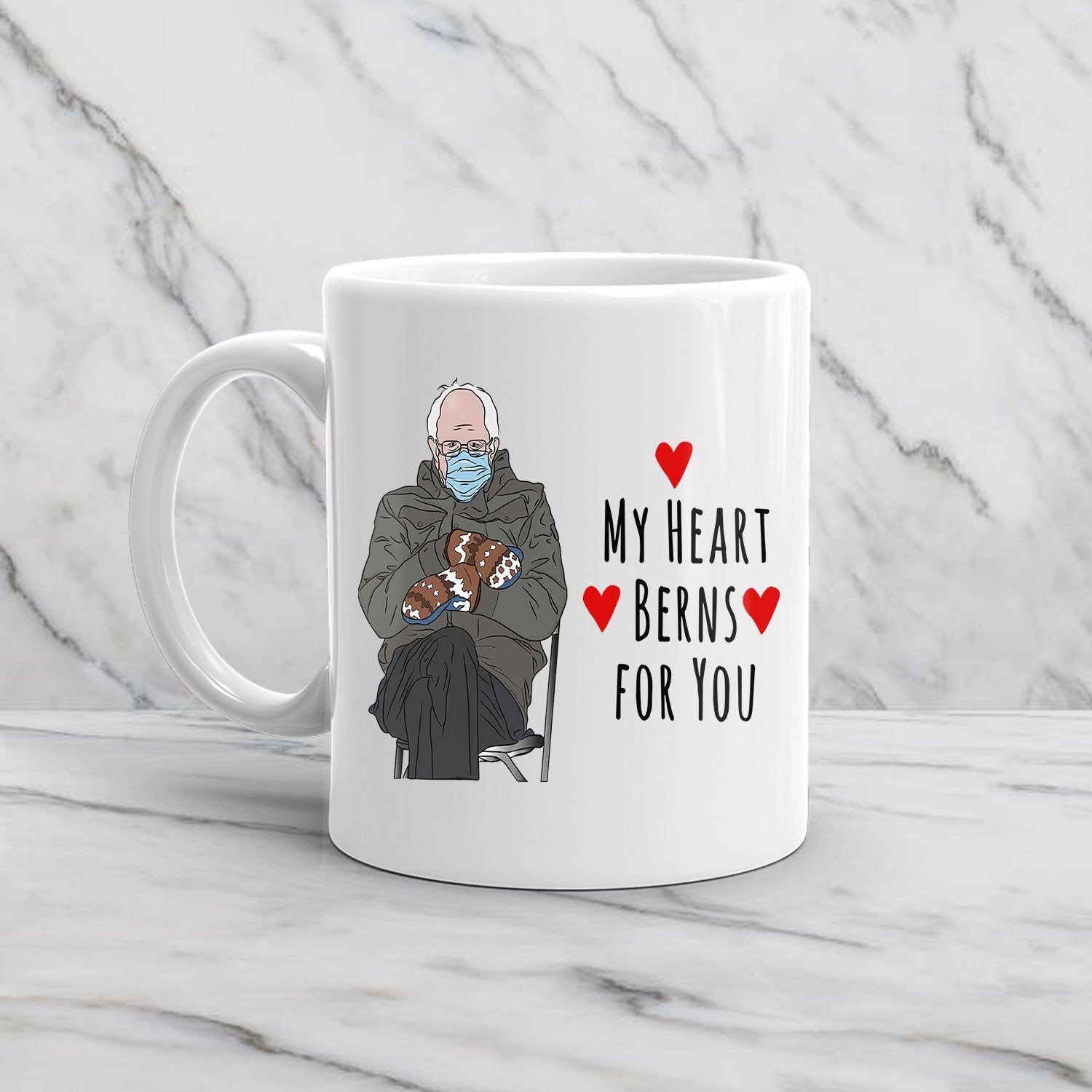 My Heart Berns For You Mug