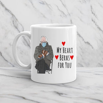 My Heart Berns For You Mug