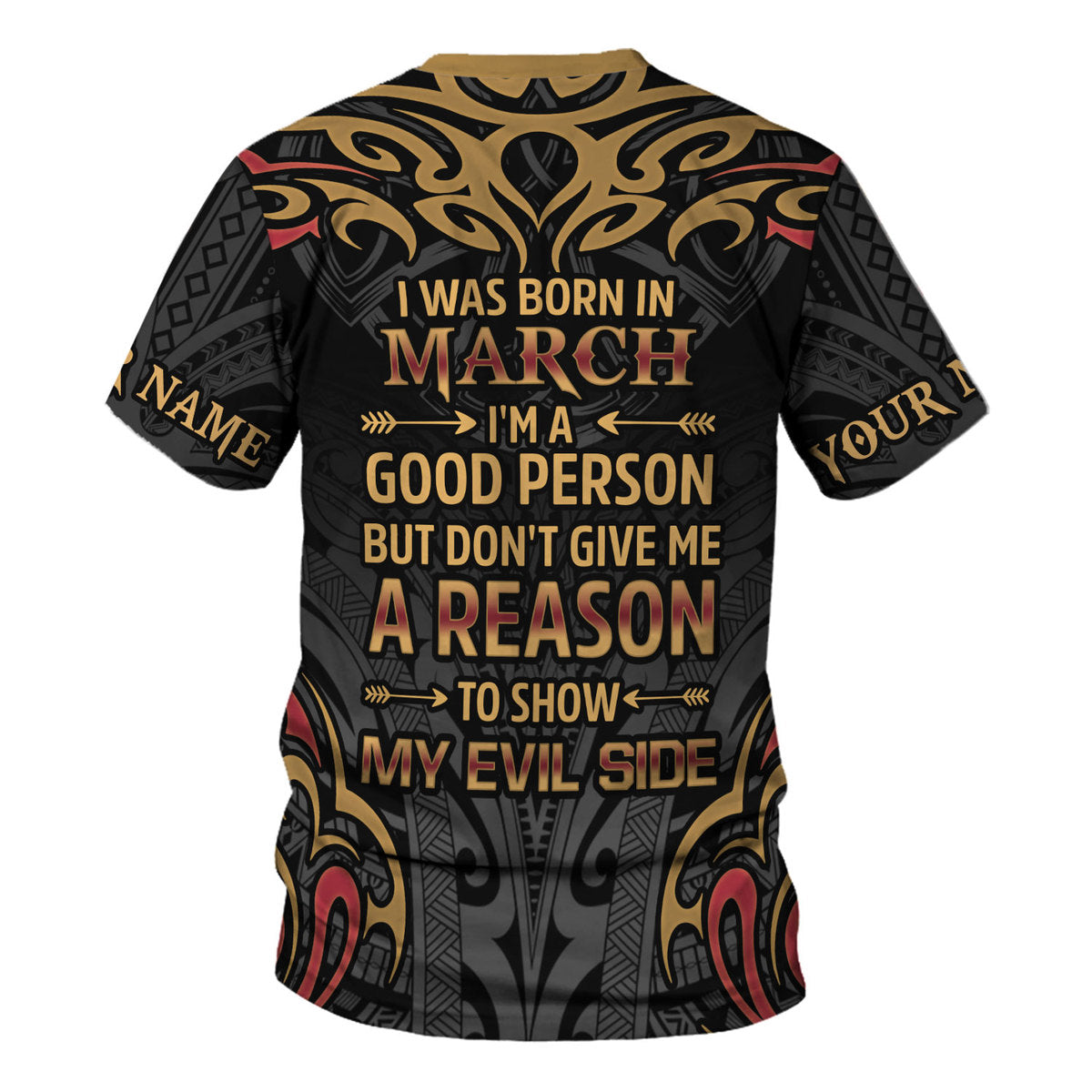 CustomsPig Personalized Tops March Guy All Over Printed