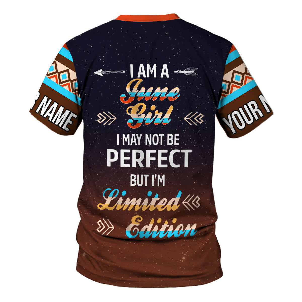 CustomsPig Personalized T-Shirt June Girl All Over Printed