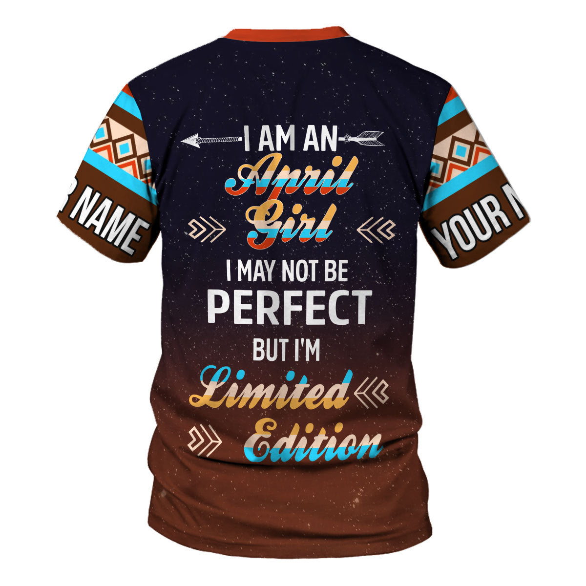 CustomsPig Personalized Tops April Girl All Over Printed