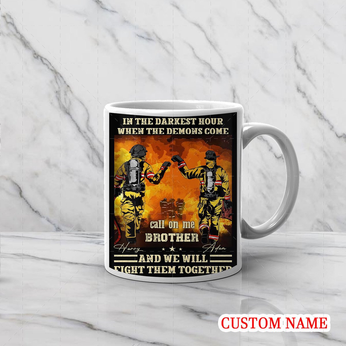 Personalized Mug - Firefighter Friends