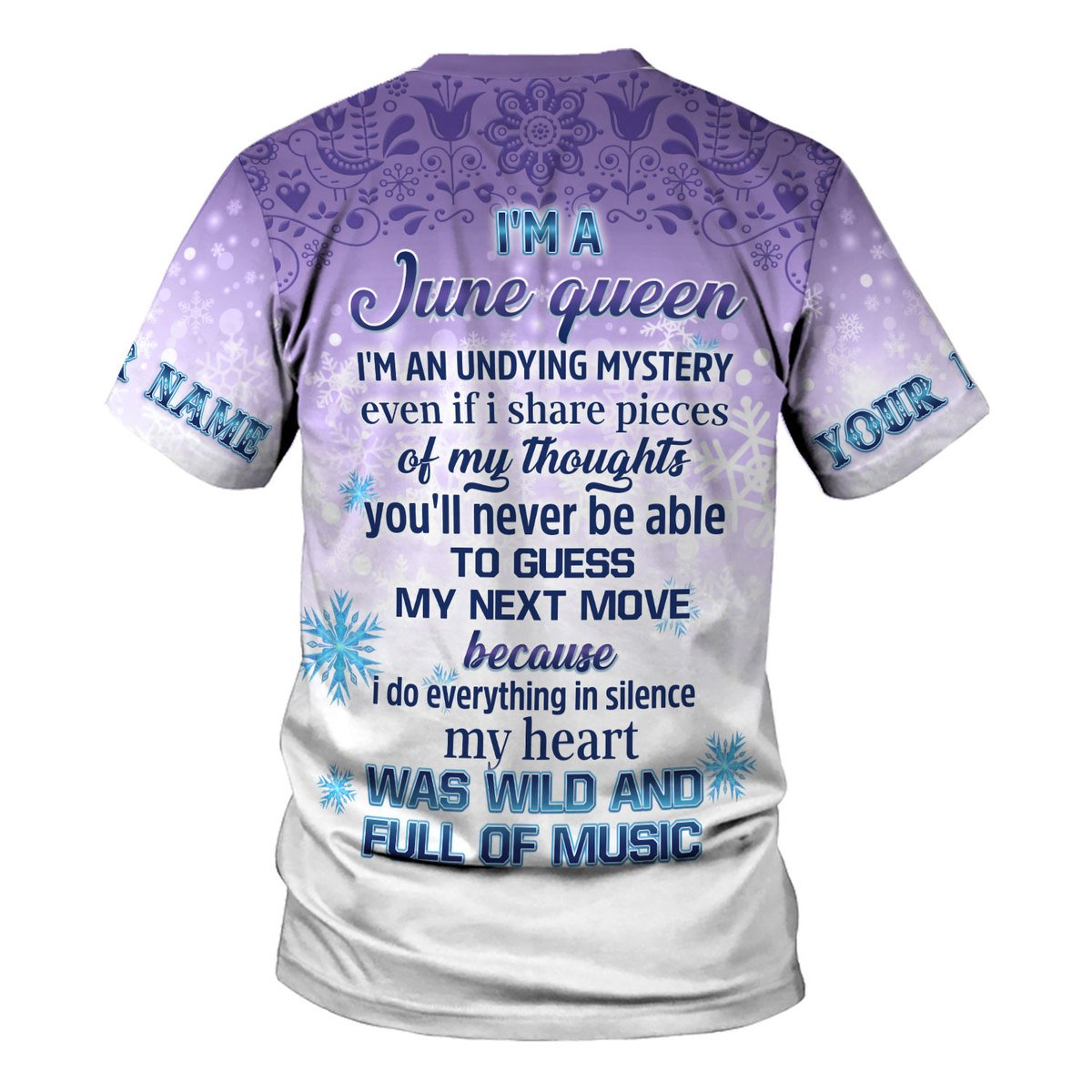 Personalized Tracksuit I'm A June Queen All Over Printed