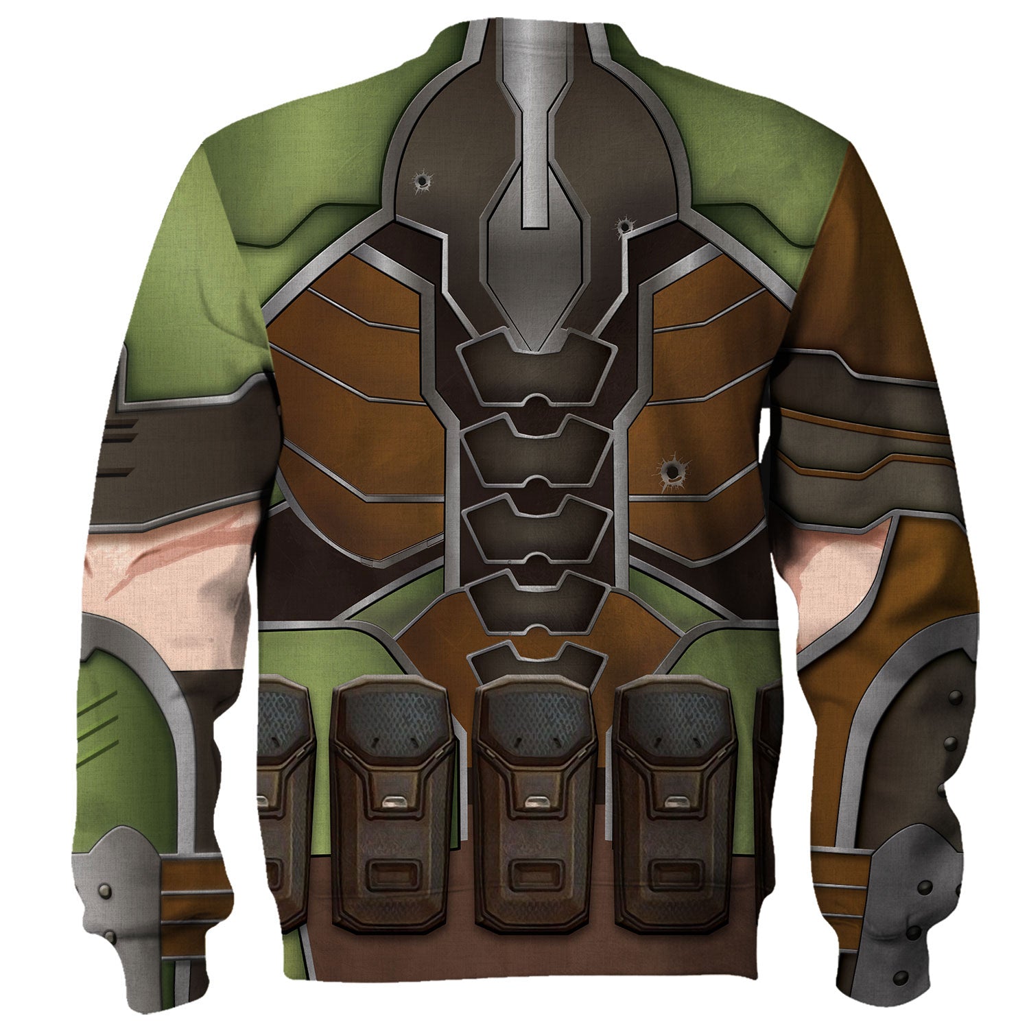 CustomsPig Doomguy Costumes Hoodie Sweatshirt T-Shirt Tracksuit