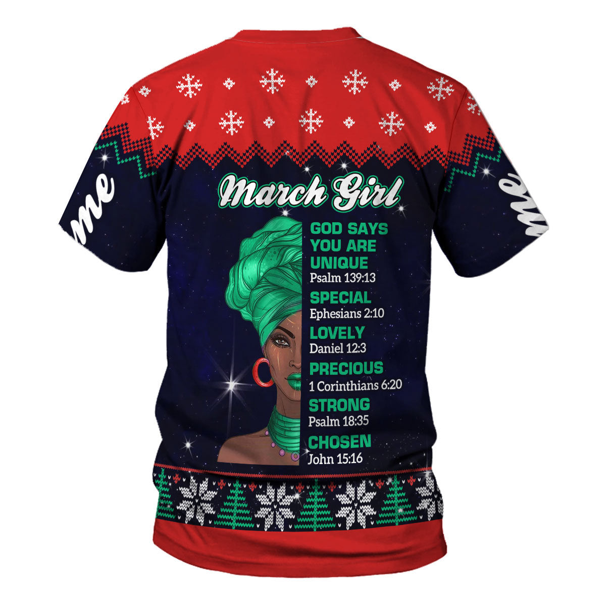 CustomsPig Personalized Tops March Girl All Over Printed