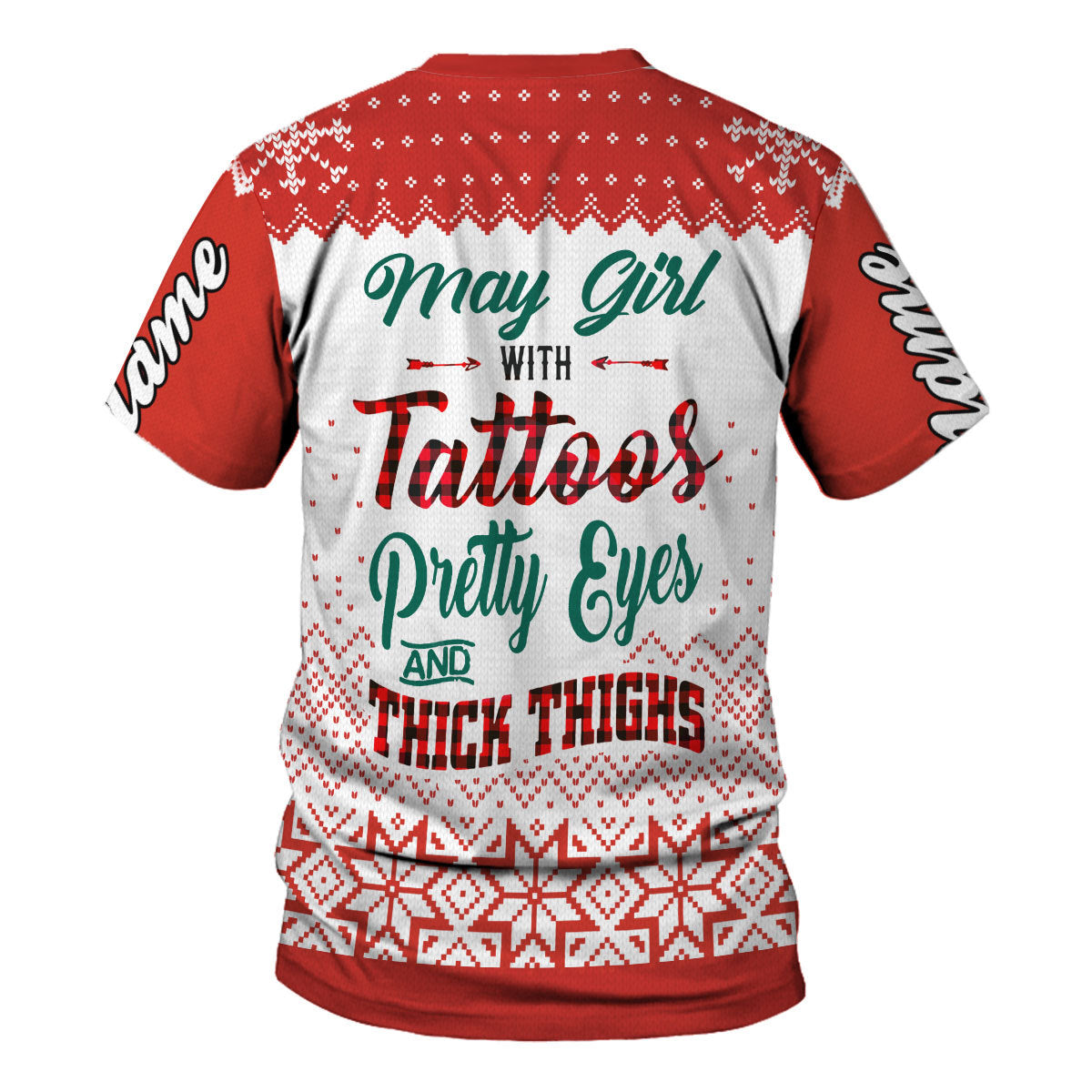 CustomsPig Personalized Tops May Girl All Over Printed