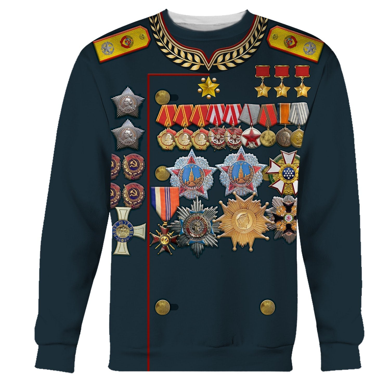 Georgy Zhukov Fleece Long Sleeves