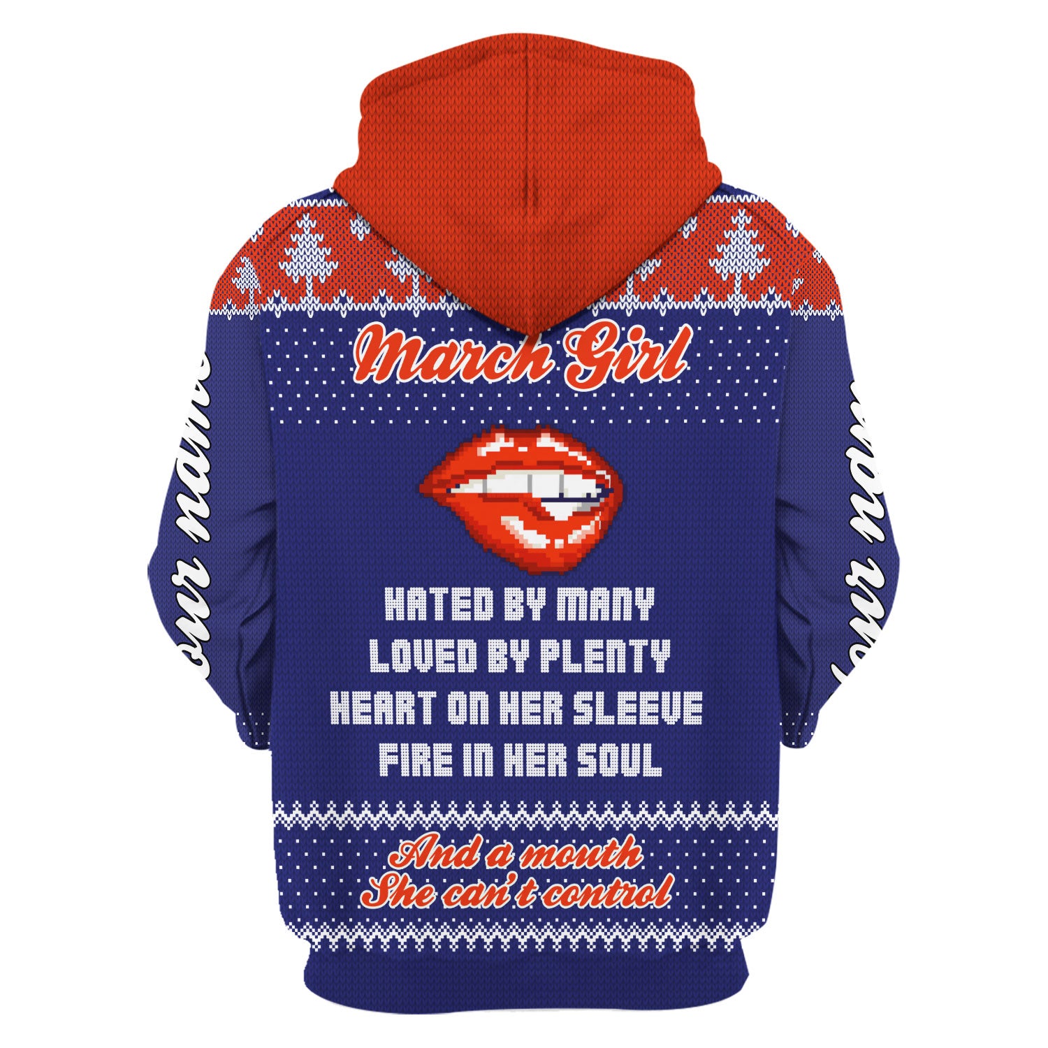 CustomsPig Personalized Tops March Girl All Over Printed