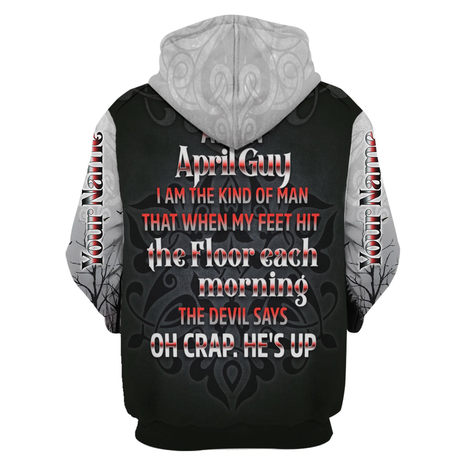 CustomsPig Personalized Tops April Guy All Over Printed
