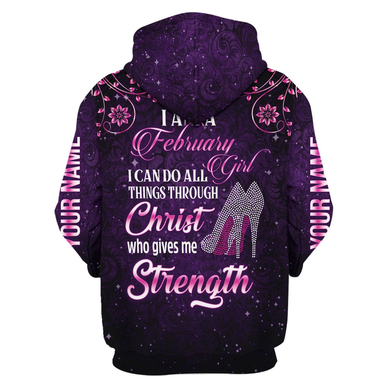 Personalized Tracksuit I Am A February Girl All Over Printed
