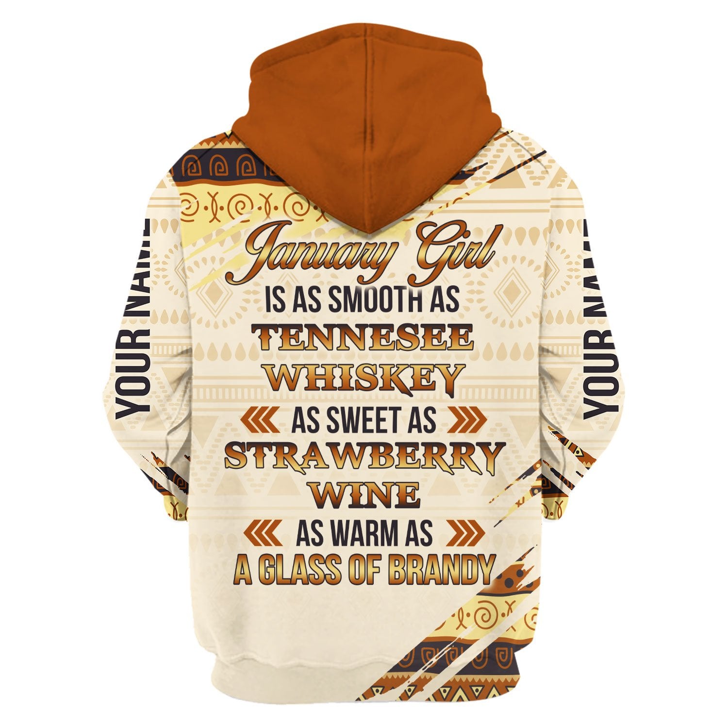 Personalized Tracksuit January Girl  All Over Printed