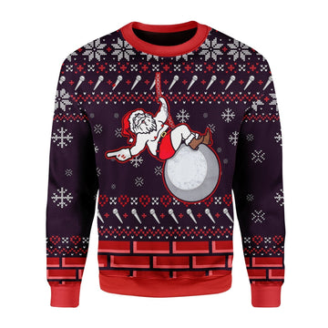 Gearhomies Christmas Unisex Sweater Miley Cyrus Ugly Christmas 3D Apparel