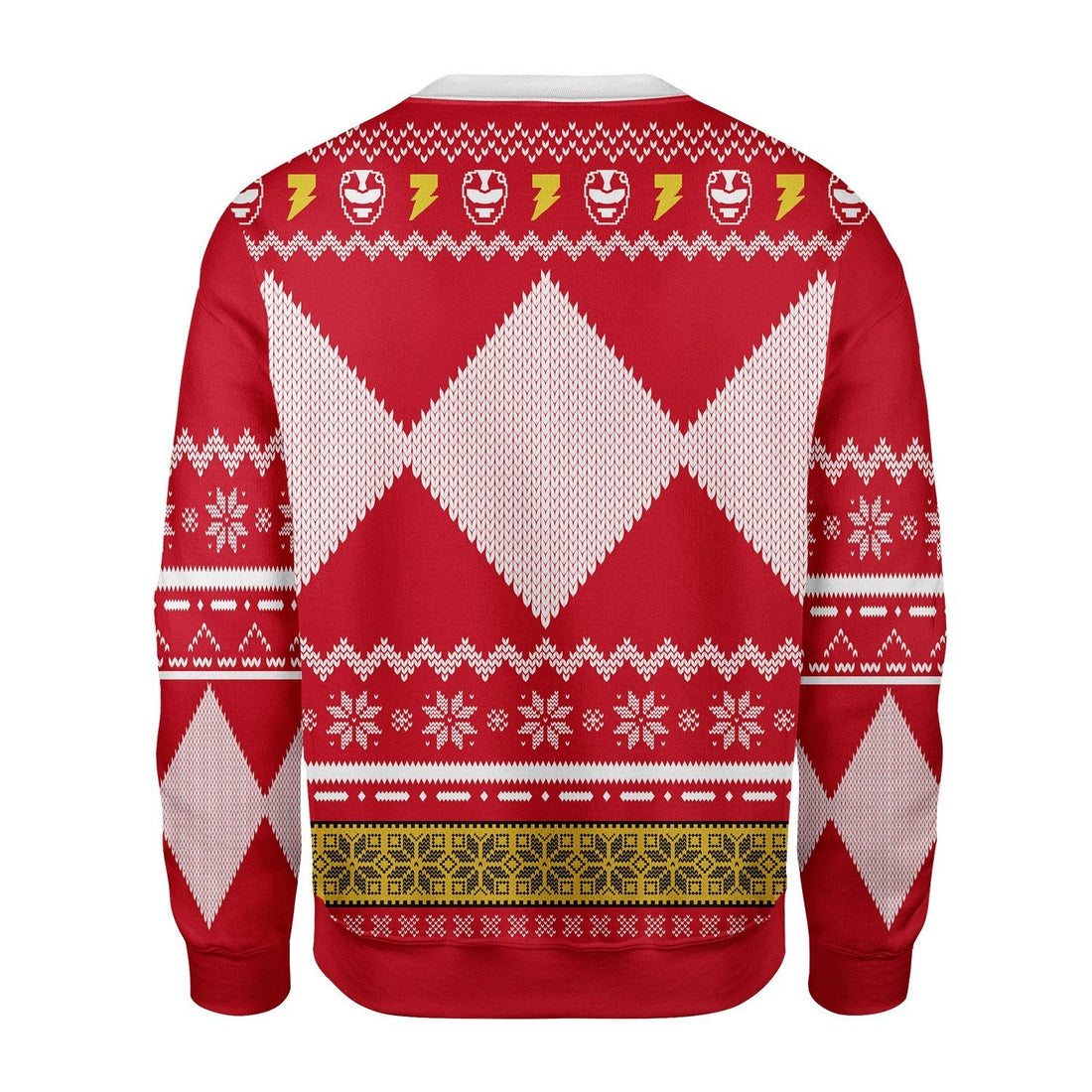 Gearhomies Christmas Unisex Sweater Red Power Ranger 3D Apparel