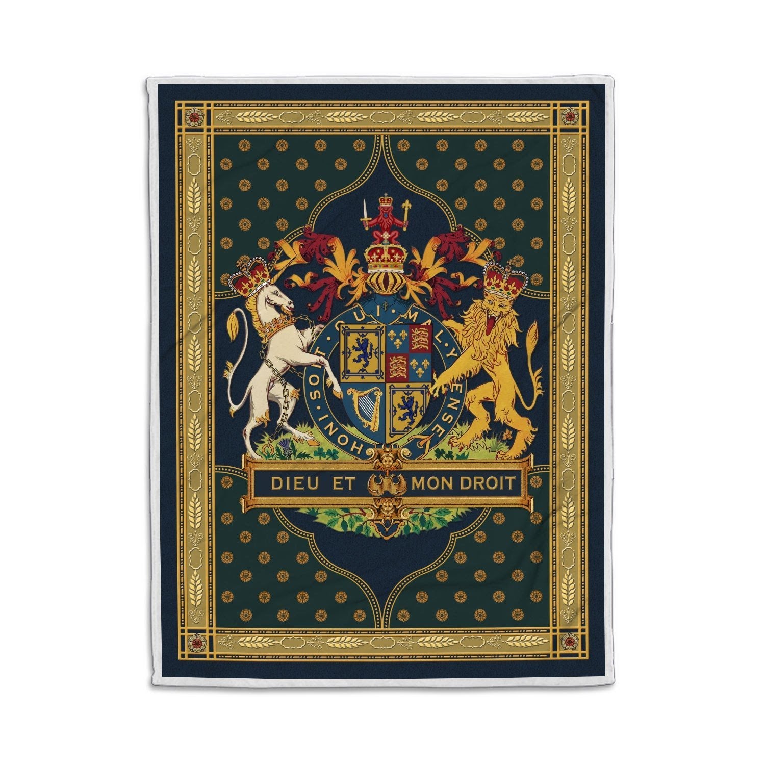 Stuart Coat Of Arms Blanket Qm1527