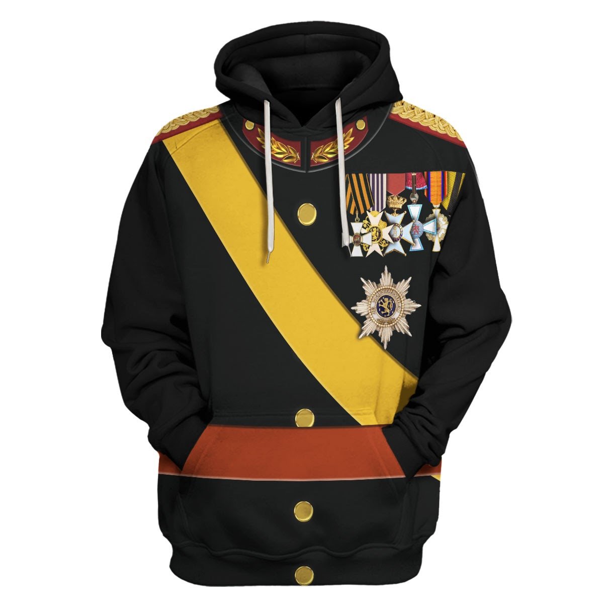 Grand Duke Of Luxembourg Fleece Hoodie / S Qm1239