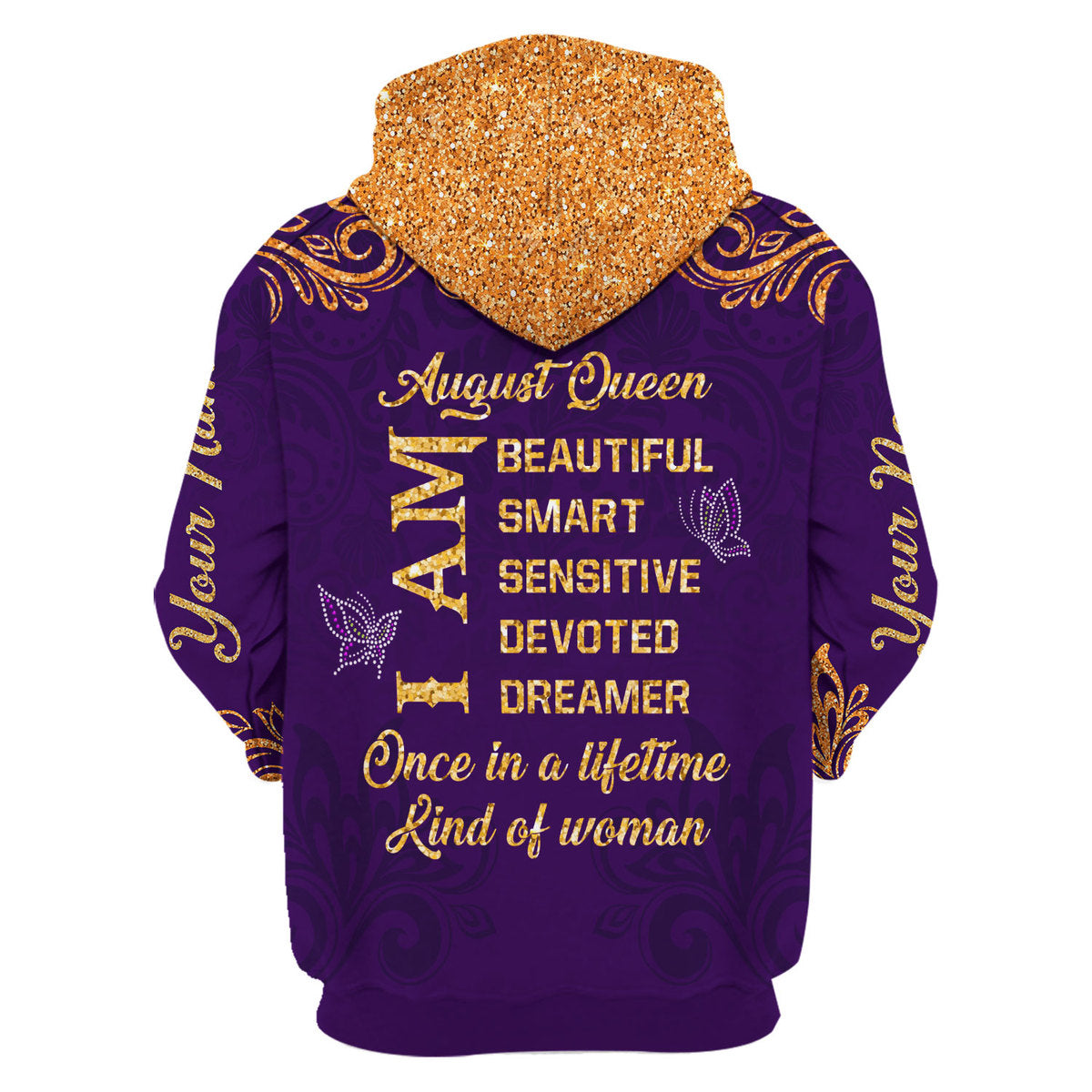 CustomsPig Personalized Tops August Queen All Over Printed