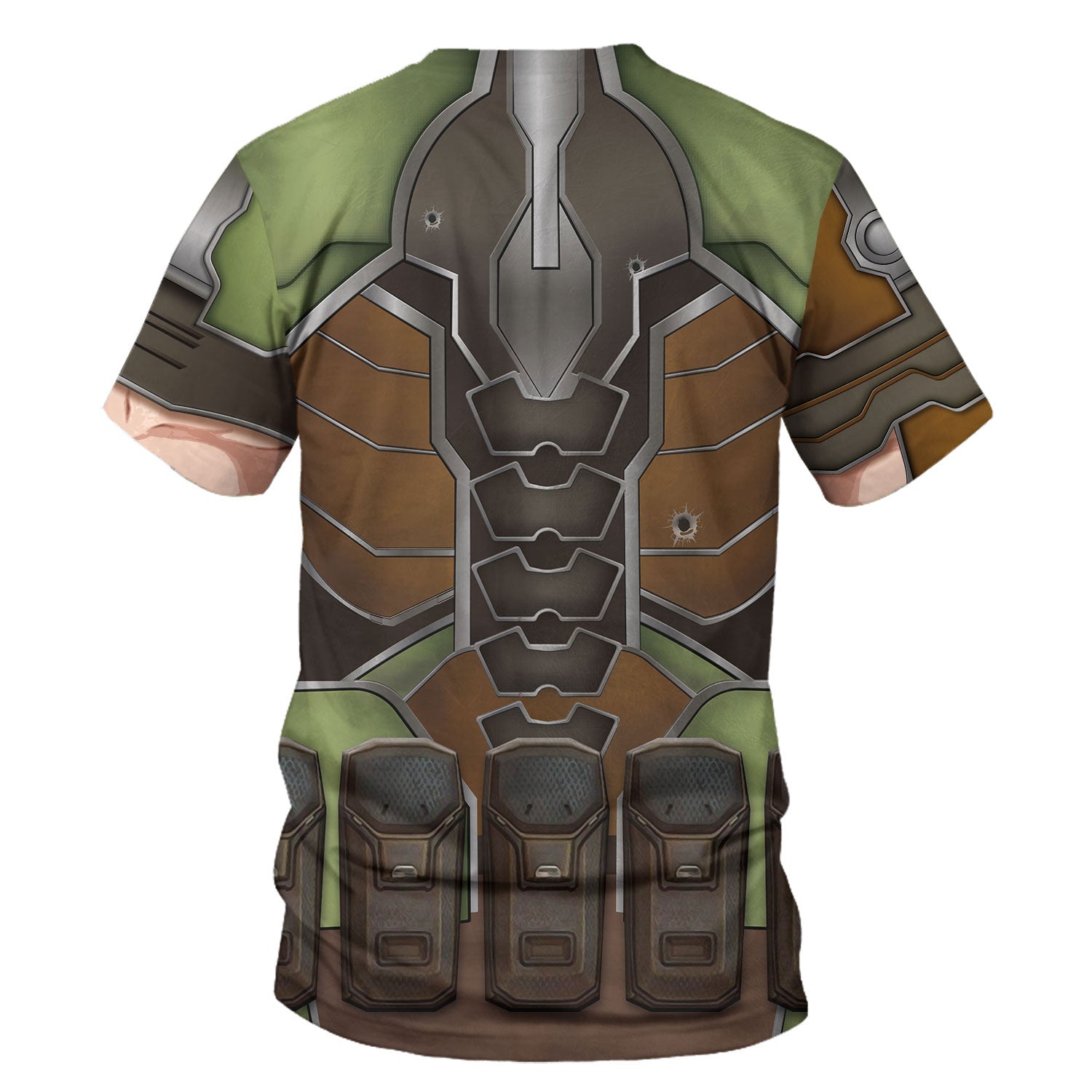 CustomsPig Doomguy Costumes Hoodie Sweatshirt T-Shirt Tracksuit