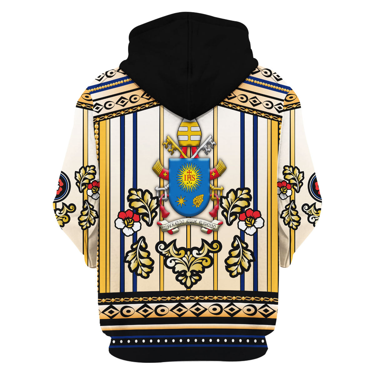 Tracksuit Tops Pullover Sweatshirt Pope Francis Stained Glass 3D Apparel