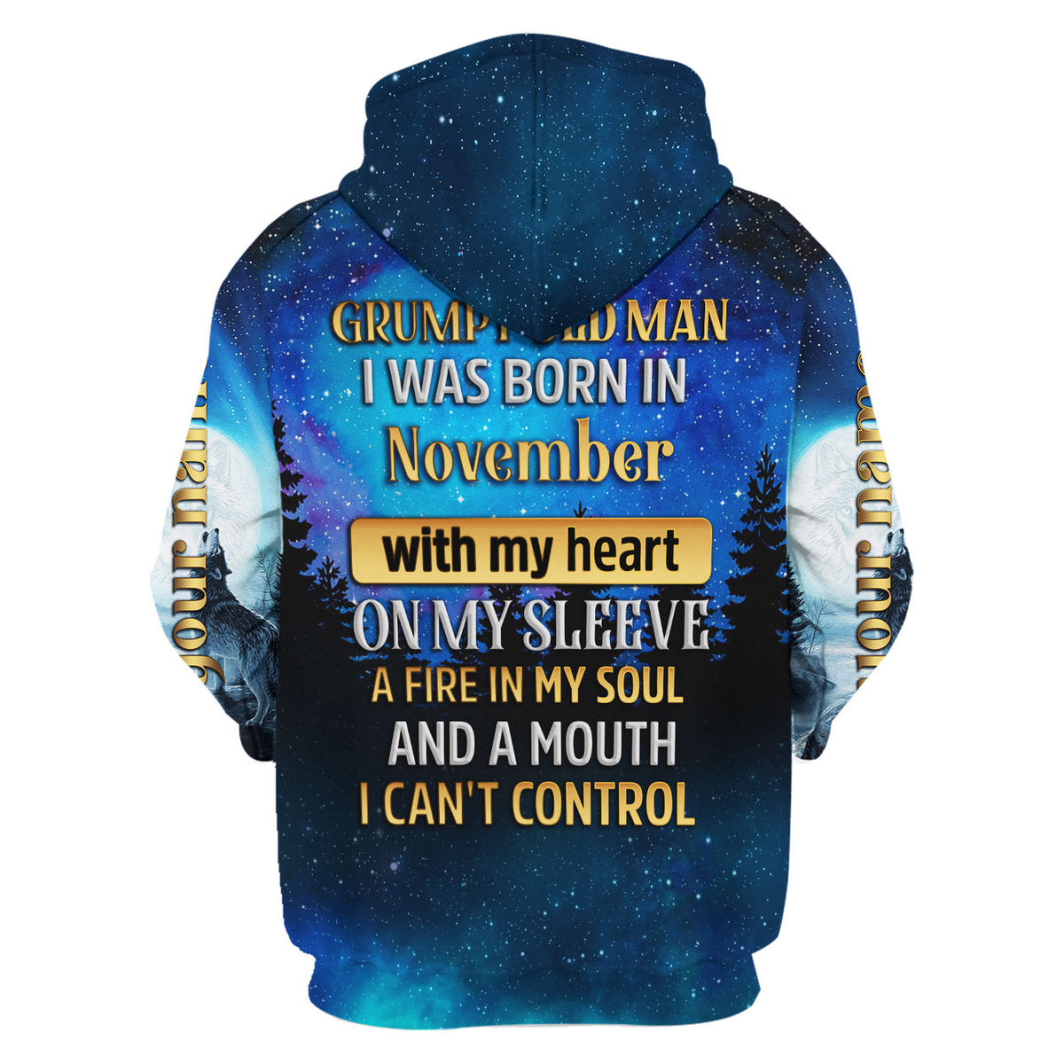 CustomsPig Personalized Tops November Girl All Over Printed