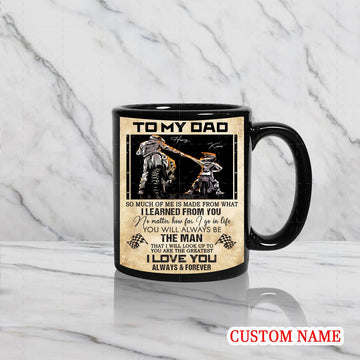 Personalized Mug - Father Rider And Son