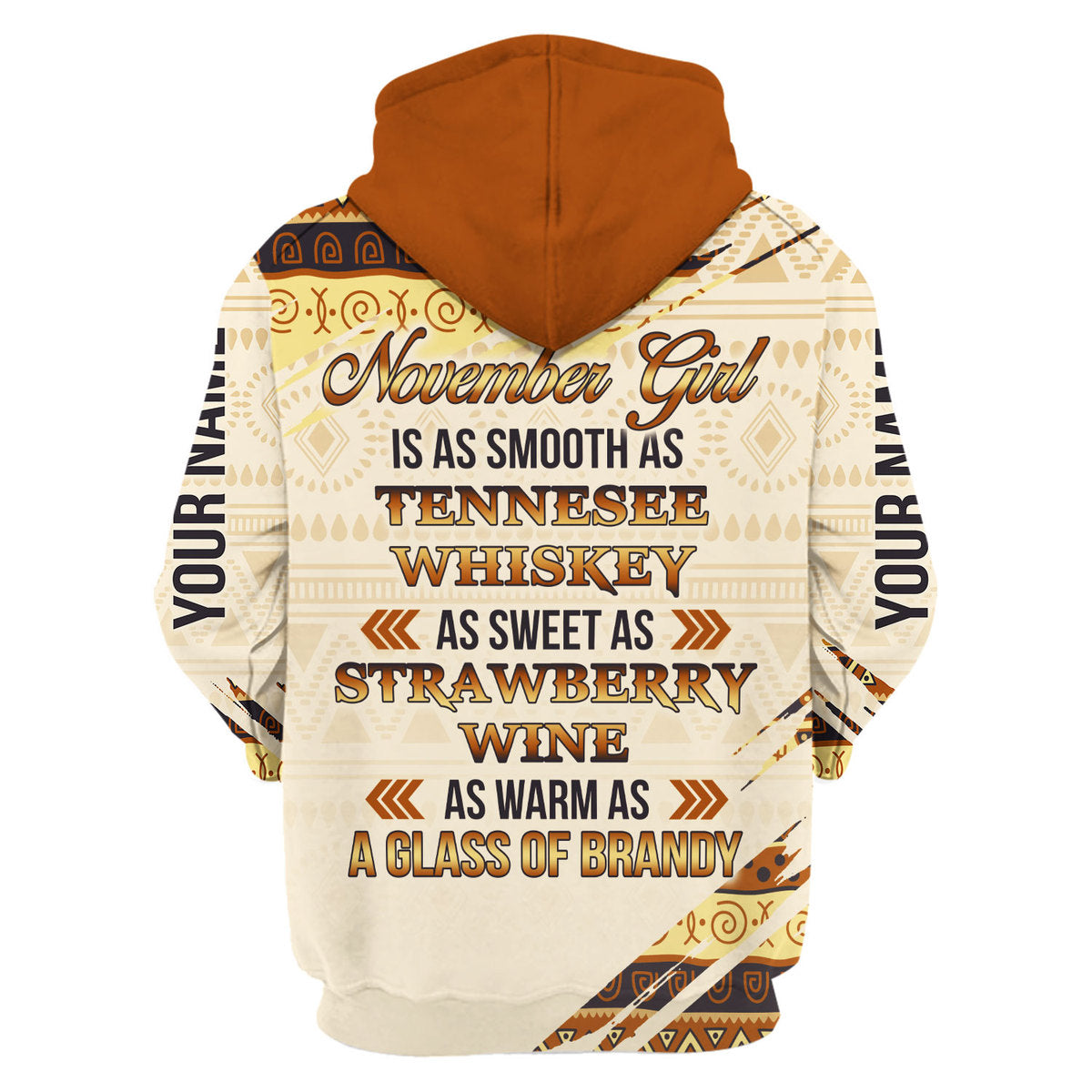 CustomsPig Personalized Tops November Girl All Over Printed