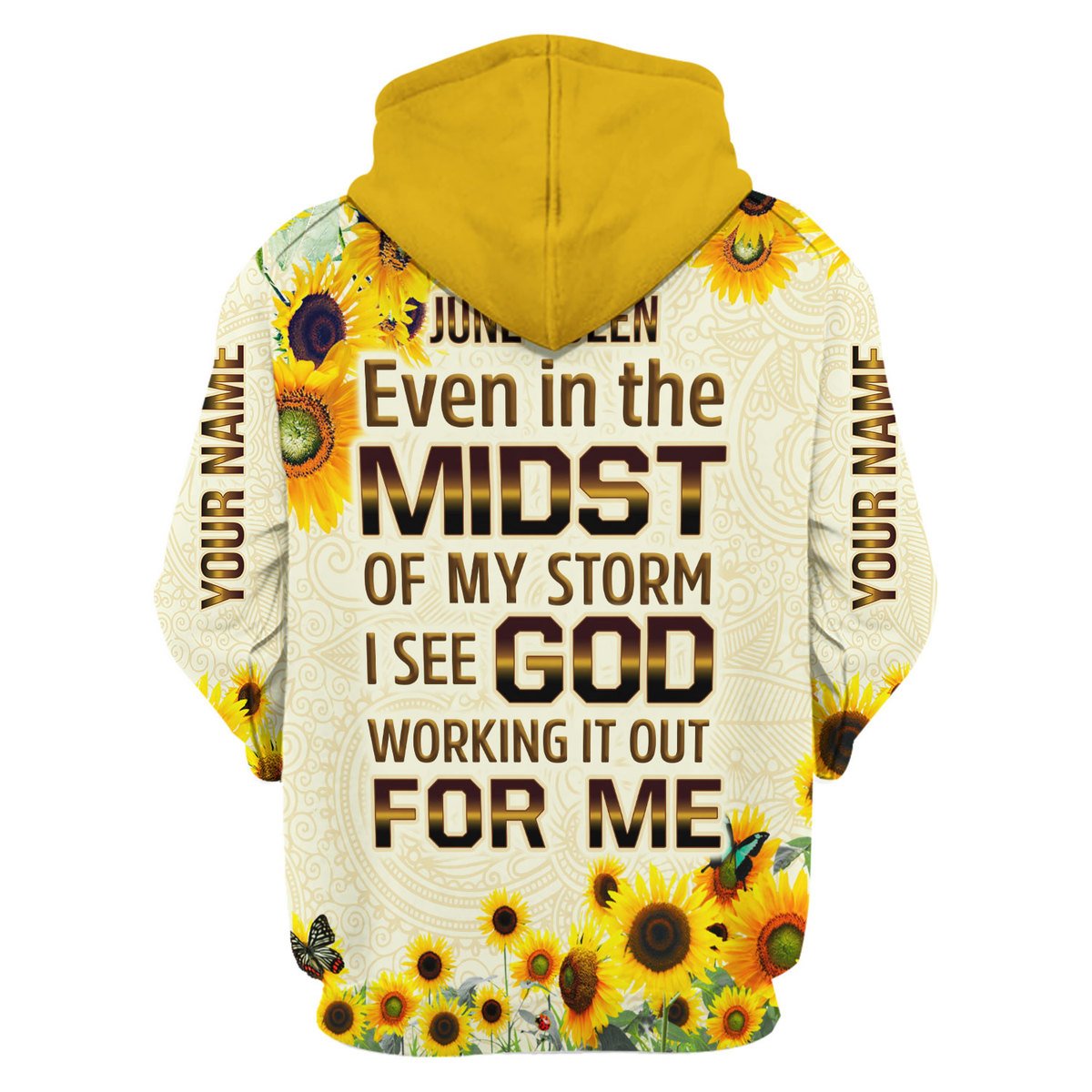 Personalized Tracksuit June Queen All Over Printed