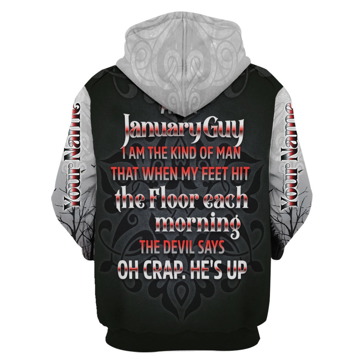 Personalized Tracksuit January Guy All Over Printed