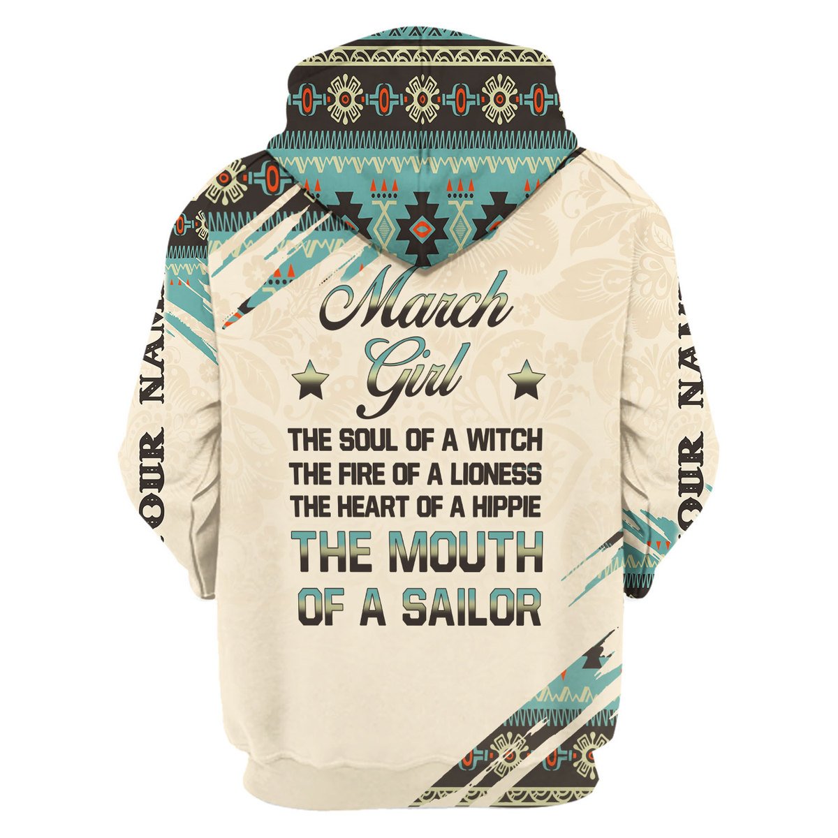 Personalized Tracksuit March Girl All Over Printed