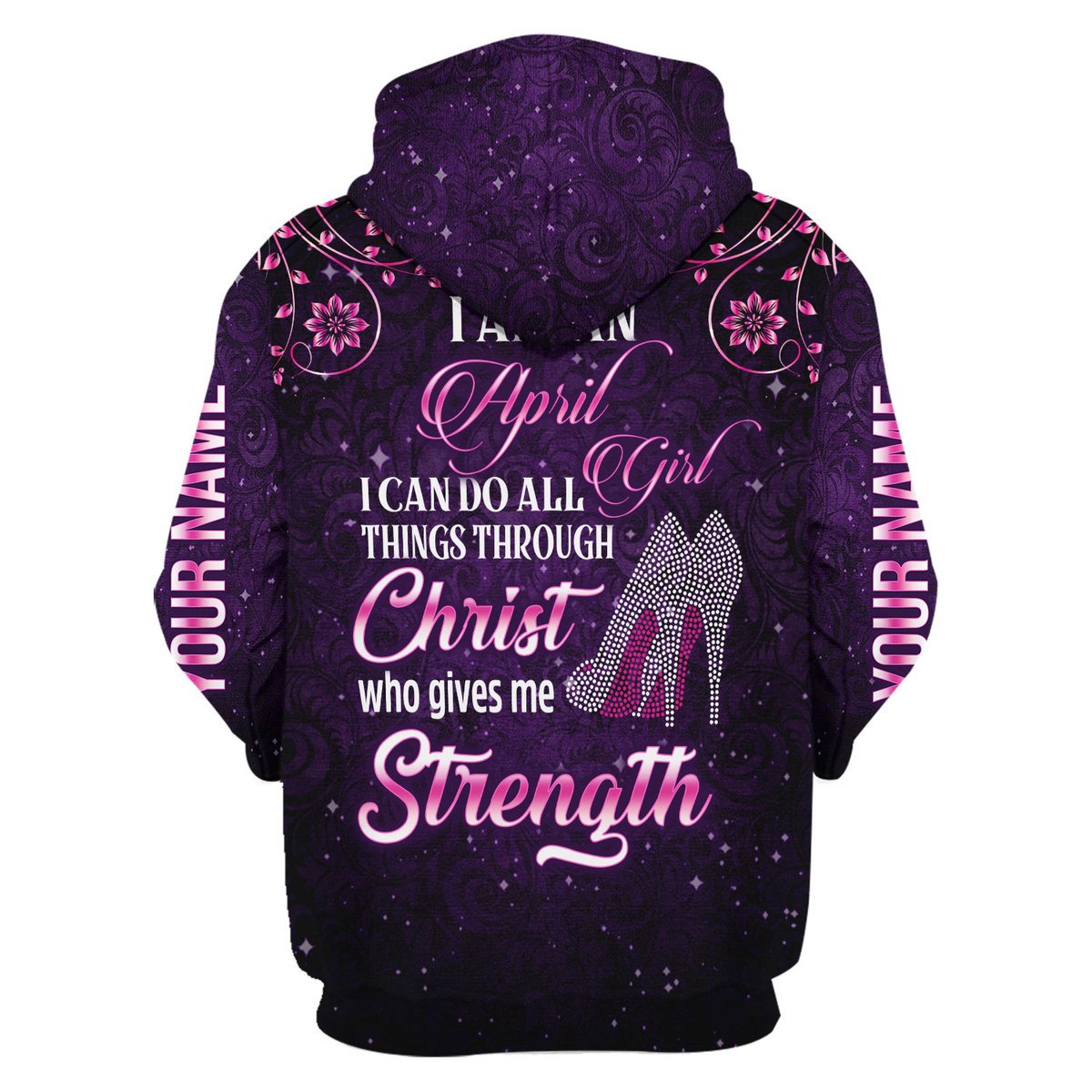 Personalized Tracksuit I Am An April Girl All Over Printed