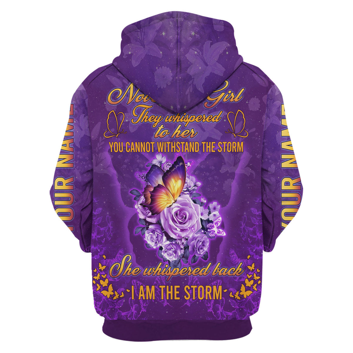 CustomsPig Personalized Hoodie November Girl Tops