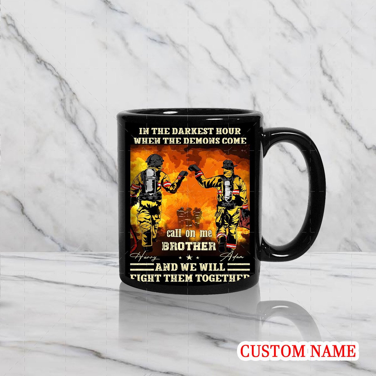 Personalized Mug - Firefighter Friends