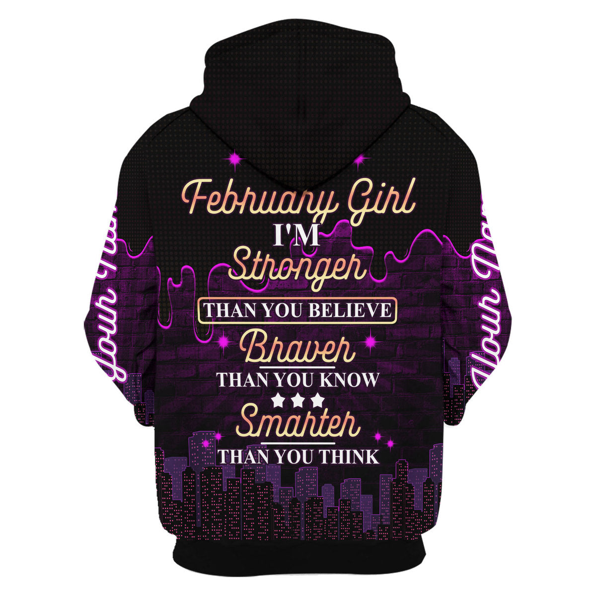 CustomsPig Personalized Tops I'm A February Girl All Over Printed