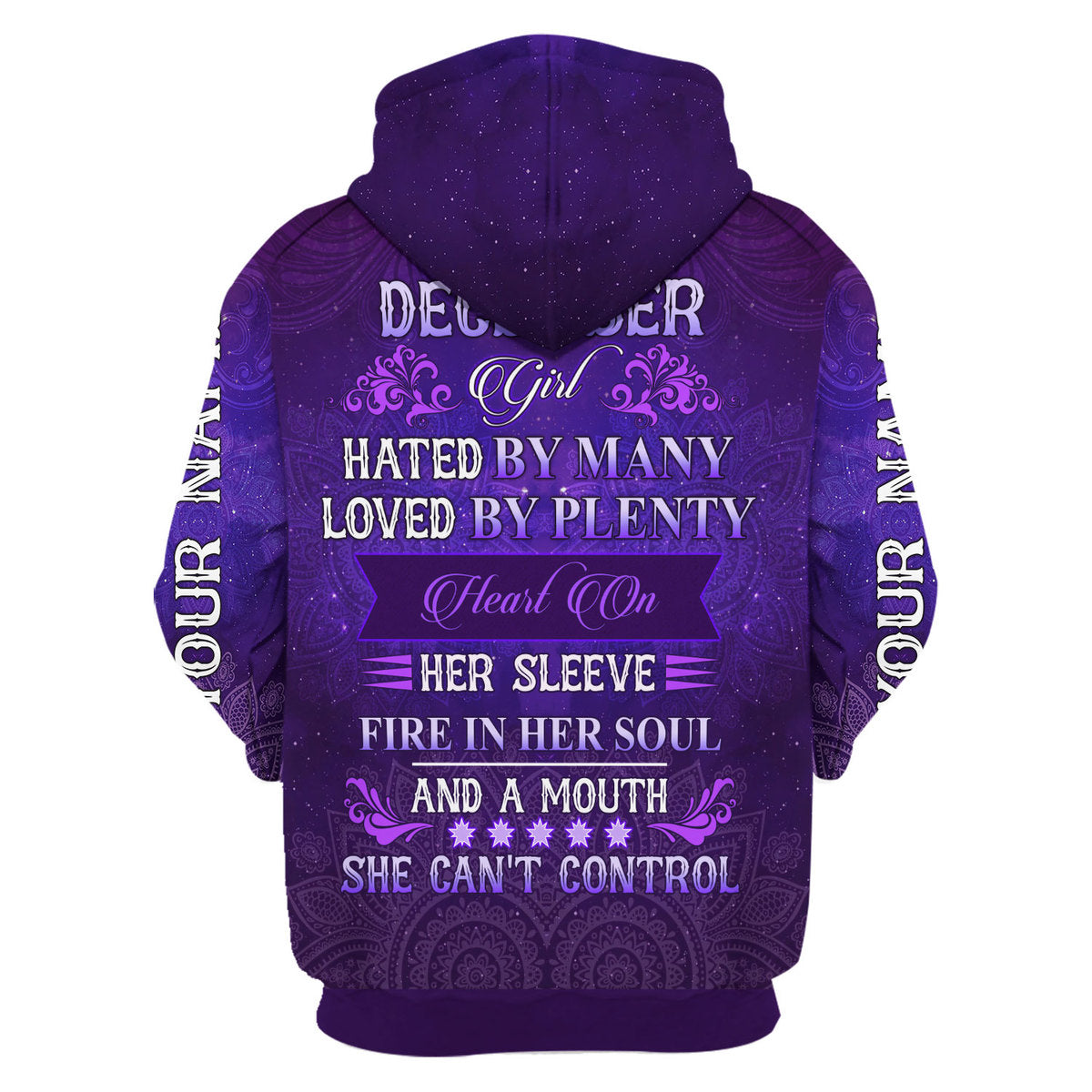 CustomsPig Personalized  Tops  December Girl All Over Printed