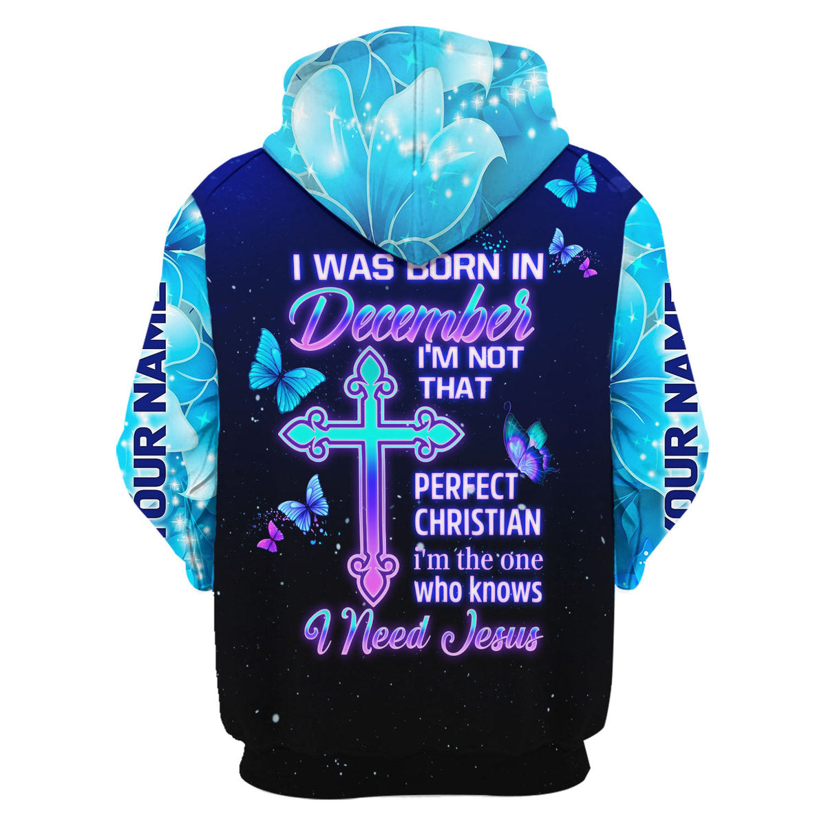 CustomsPig Personalized  Tops  December Girl All Over Printed