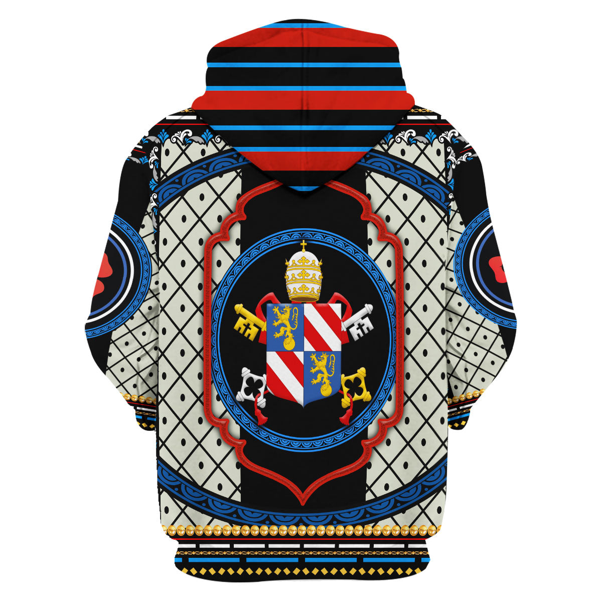 Tracksuit Tops Pullover Sweatshirt Pope Pius X Stained Glass 3D Apparel