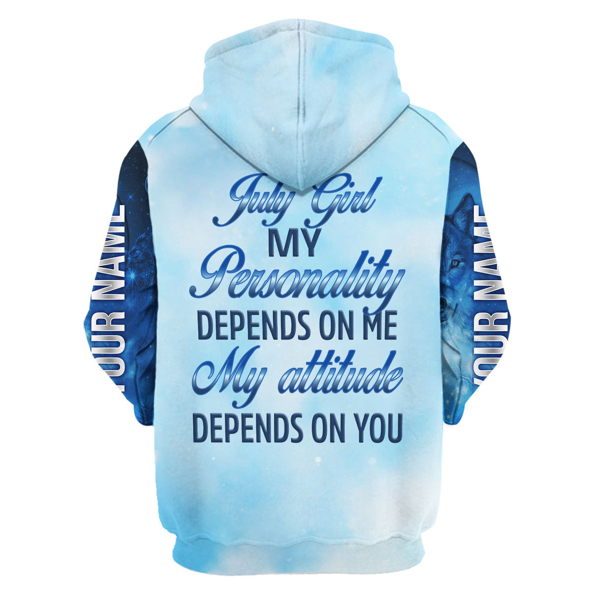 CustomsPig Personalized Tops July Girl All Over Printed